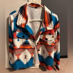 Women’s Large Aztec shacket